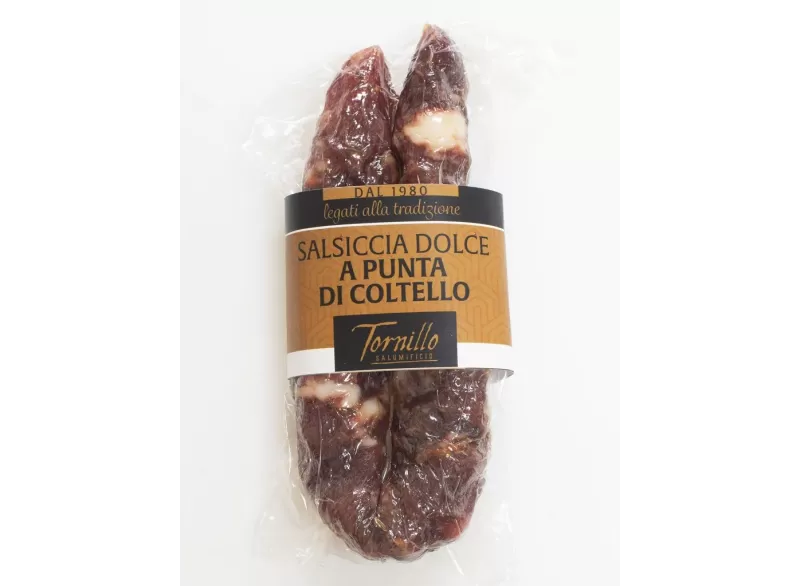 Salsiccia a Punta di Coltello - SALUMIFICIO TORNILLO S.r.l. - Salumi