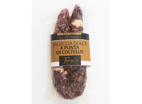 Salsiccia a Punta di Coltello of Salumificio Tornillo. - SALUMIFICIO TORNILLO S.r.l. - Cured Meat