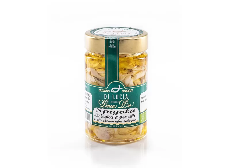 Sea bass pieces in organic Evo oil - Ittici di Lucia - Canned Fish