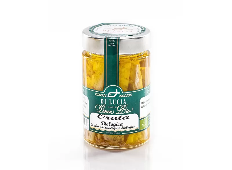 Organic Sea Bream Fillets in Evo Oil - Ittici di Lucia - Canned Fish