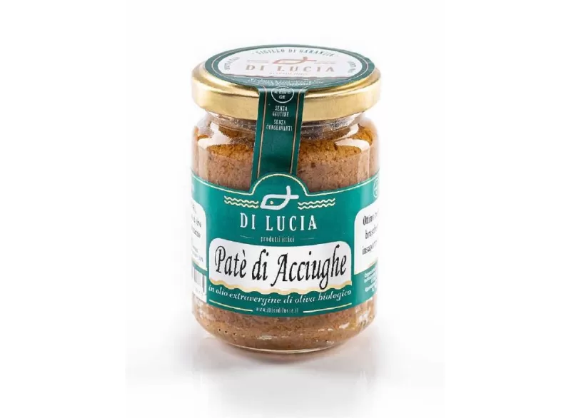 Anchovy Patè in Organic Extra Virgin Olive Oil - Ittici di Lucia - Creams and Pates