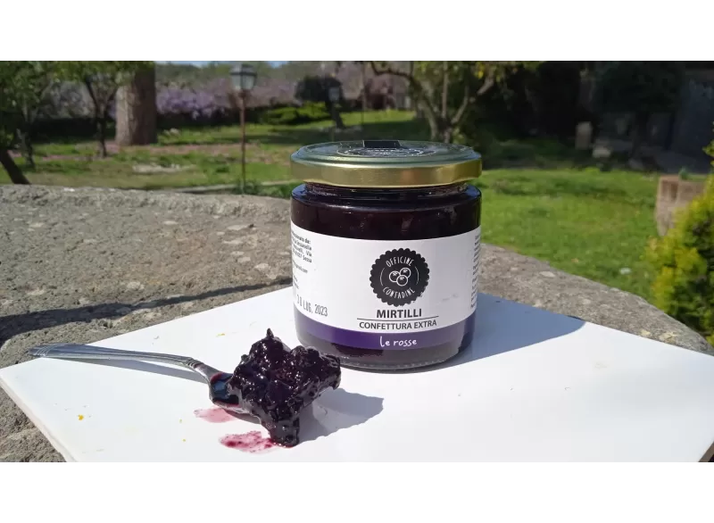 Blueberry Jam - 230 g - Officine Contadine - Jams and Fruit in Jars