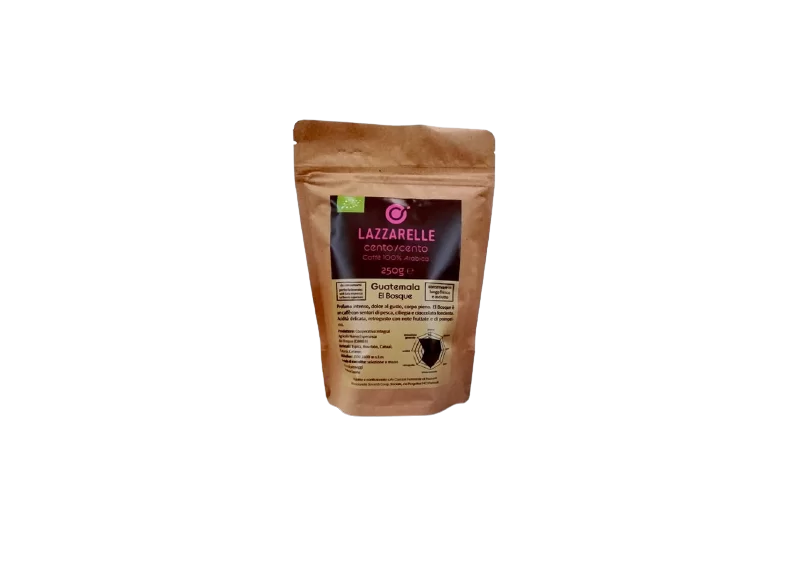 Lazzarelle Ground Coffee el Bosque 100% arabica - Cooperativa Lazzarelle - Coffee beans, ground coffee and coffee pods