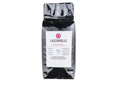 Roasted Lazzarelle Coffee Beans Classic Blend 1kg - Cooperativa Lazzarelle - Coffee beans, ground coffee and coffee pods