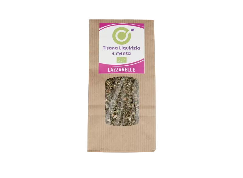 Licorice and Organic Mint Herbal Tea - Cooperativa Lazzarelle - Tea, herbal teas and infusions