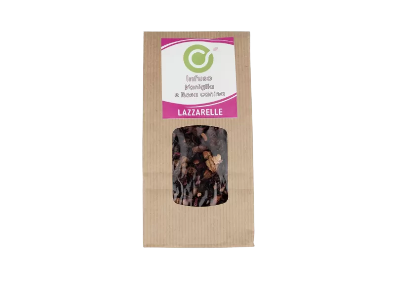 Infuso rosa canina e vaniglia Biologica - Cooperativa Lazzarelle - Tè, tisane ed infusi