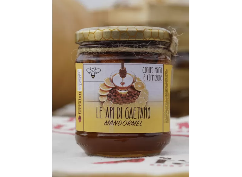 Mandormel - Almonds in Artisan Honey - Masseria Antonio Esposito Ferraioli - Honey