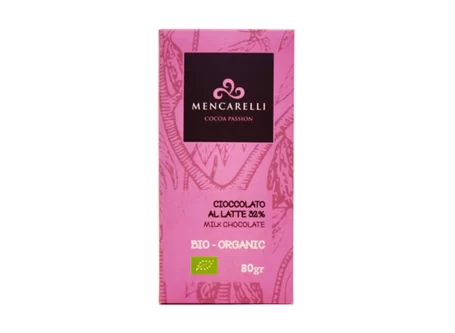 32% ORGANIC MILK CHOCOLATE BAR - Mencarelli - Chocolate