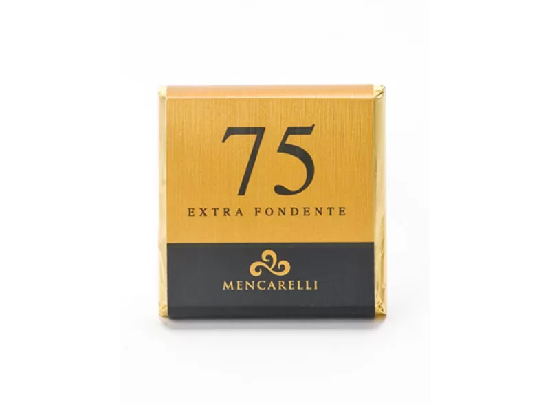 TAVOLETTA CIOCCOLATO 50g - FONDENTE 75% - Mencarelli - Cioccolato