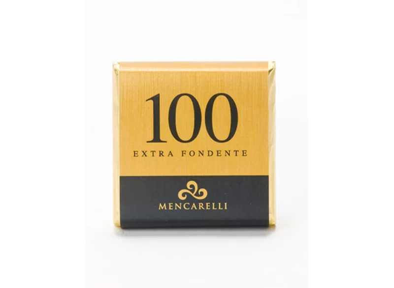 TAVOLETTA CIOCCOLATO 50g - FONDENTE 100% - Mencarelli - Cioccolato