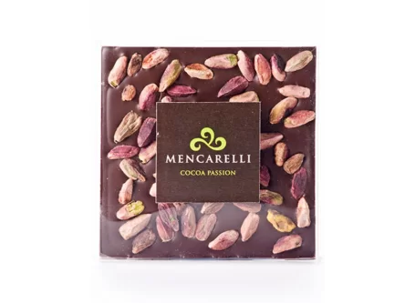 TAVOLETTA 70g - CIOCCOLATO FONDENTE E PISTACCHIO - Mencarelli - Cioccolato