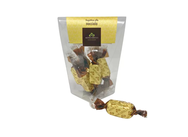 ASTUCCIO ROMBO TORRONCINO ALLA NOCCIOLA - 90g - Mencarelli - Cioccolatini e Golosità