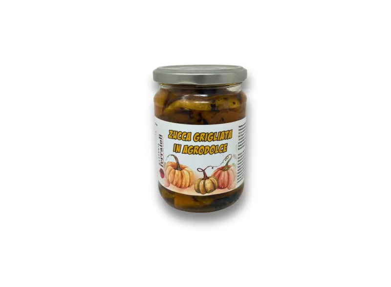 Sweet and sour grilled pumpkin - Masseria Antonio Esposito Ferraioli - Canned Foods and Preserves