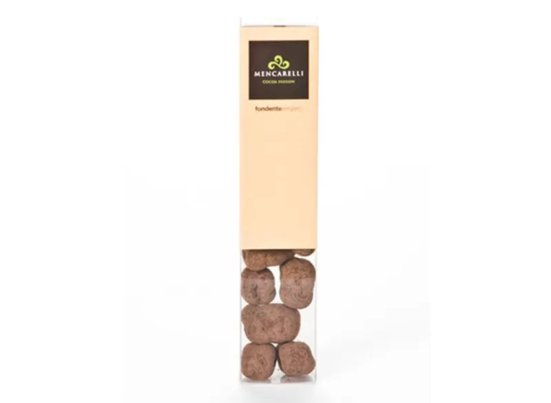 50g Ginger-Infused Basin in Packaging - Mencarelli - Chocolate