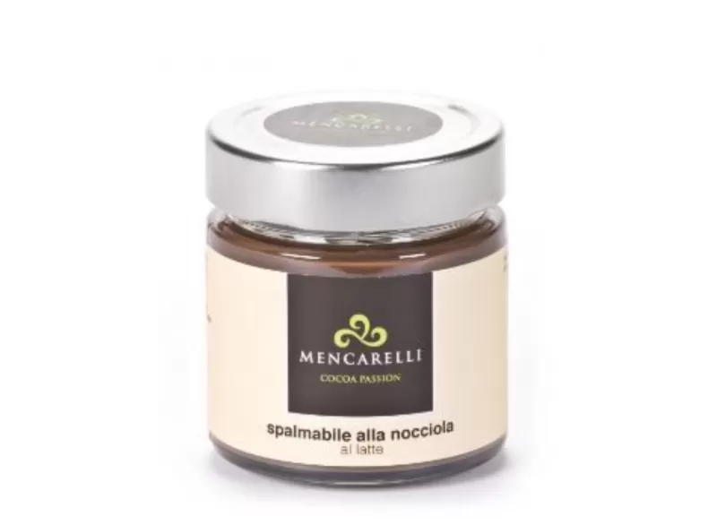 CREMA SPALMABILE ALLA NOCCIOLA AL LATTE - Mencarelli - Creme Spalmabili