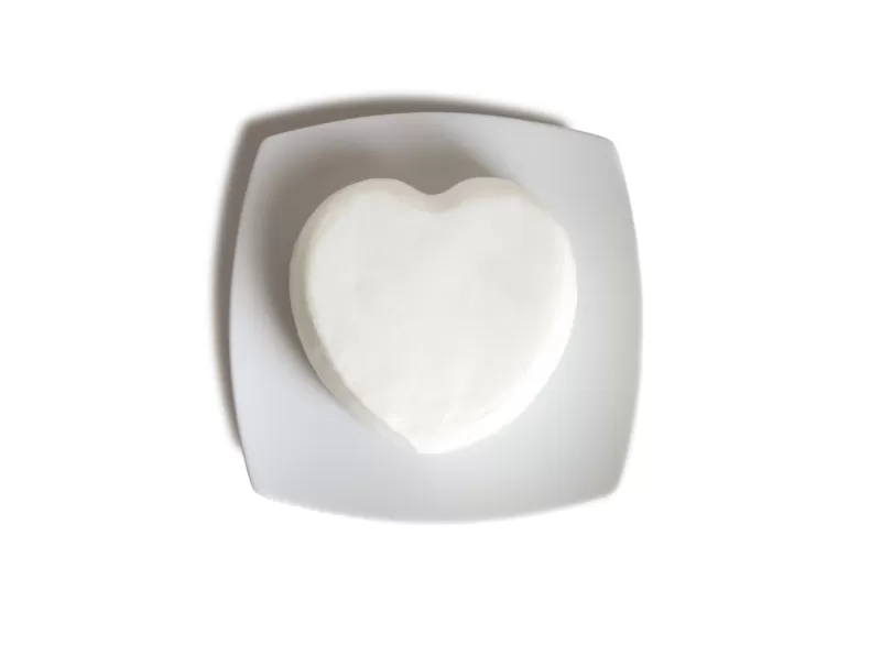 DOP Heart Shaped Mozzarella Cheese with Buffalo Milk-1kg by Marran...