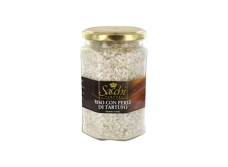 Rice with truffle pearls by Sacchi Tartufi | StoreItaly.org