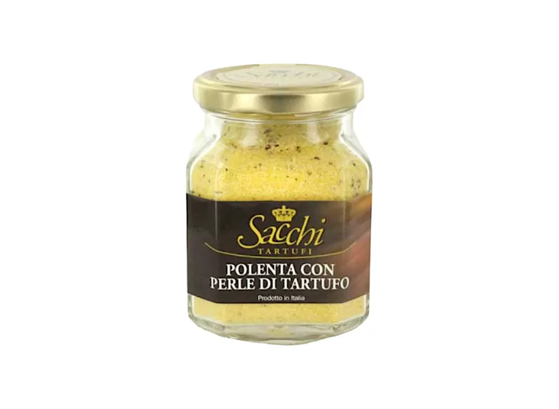 Polenta with truffle pearls by Sacchi Tartufi | StoreItaly.org