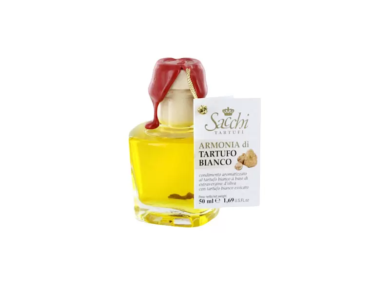 White truffle oil with dried truffle - 50ml by Sacchi Tartufi | St...