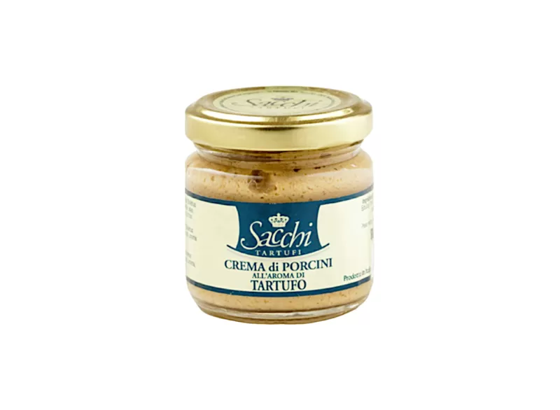 Crema di funghi porcini all'aroma di tartufo - 80g di Sacchi Tartuf...