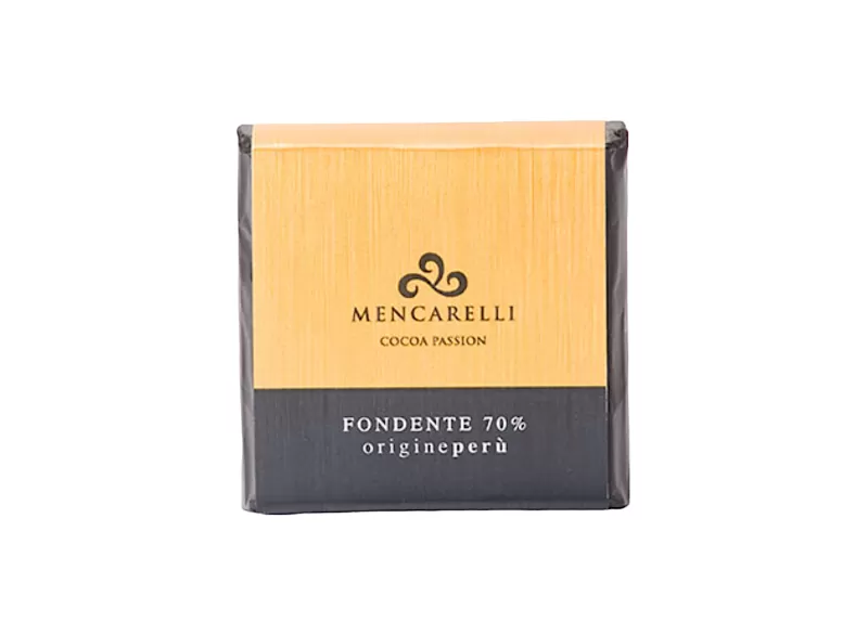 Dark Chocolate 50g Bar - Peru Origin by Mencarelli | StoreItaly.org