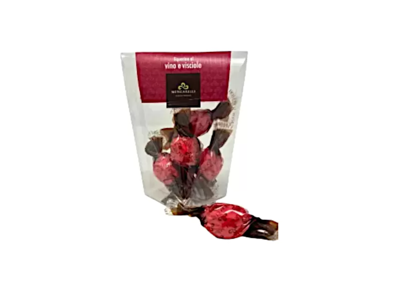 PRALINE FILLED WITH CHERRY WINE - BOX 90g by Mencarelli | StoreIta...