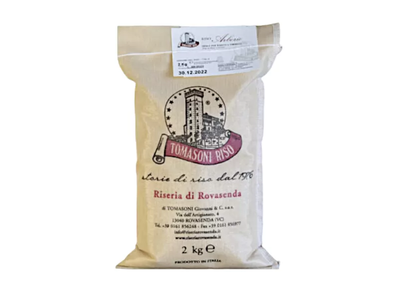 ARBORIO RICE - CLOTH SACK by Tomasoni Riso | StoreItaly.org