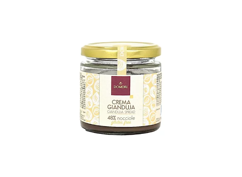 Gianduja Spreadable Cream - 200g by Domori | StoreItaly.org