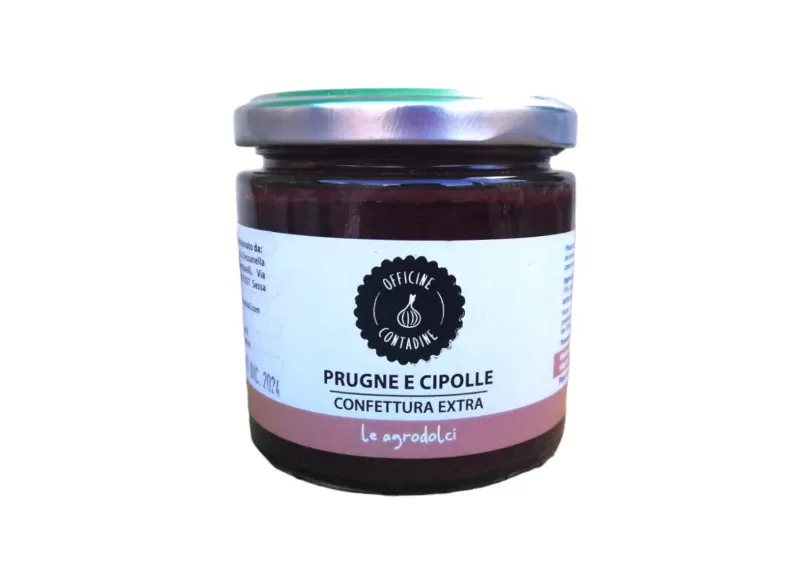 onion and red plum chutney - 230g by Officine Contadine | StoreIta...