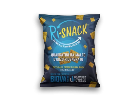 RI-SNACK - QUADRATINI AL MALTO D'ORZO RIGENERATO -12 pcs by Biova ...