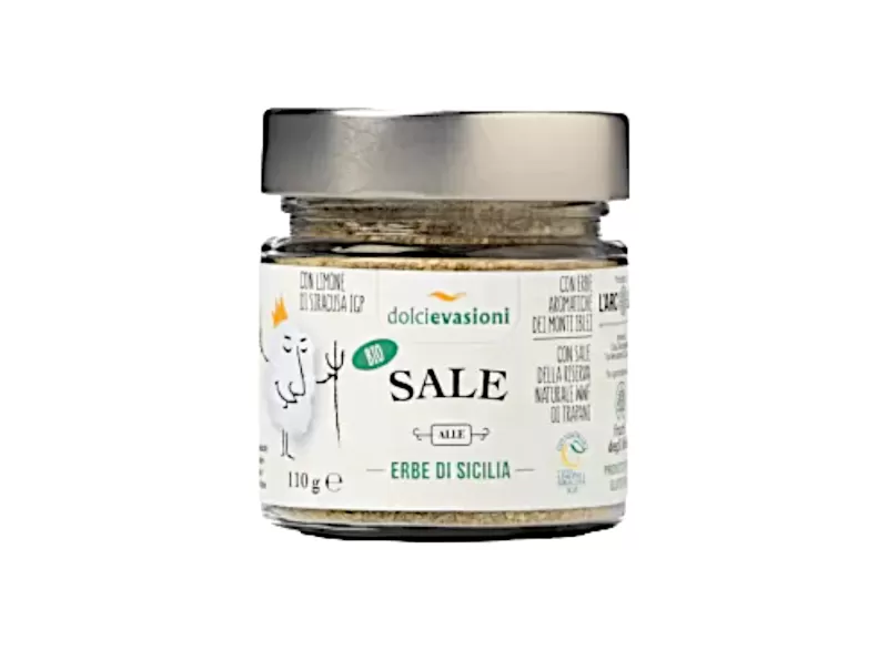 Salt with Sicilian Organic Herbs by L'Arcolaio cooperativa sociale...