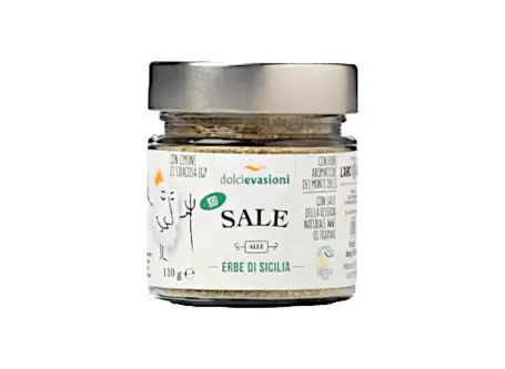 Salt with Sicilian Organic Herbs by L'Arcolaio cooperativa sociale...