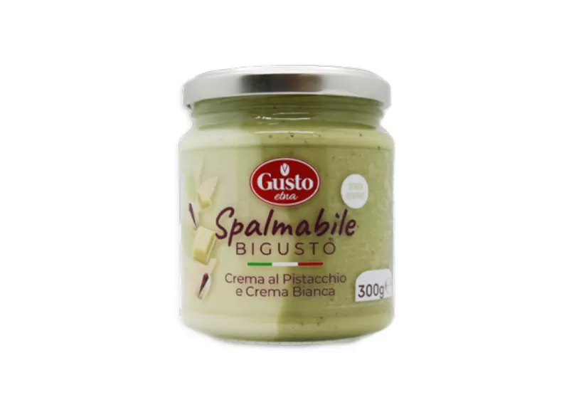 Crema bigusto Pistacchio e crema bianca di Gusto Etna | StoreItaly.org