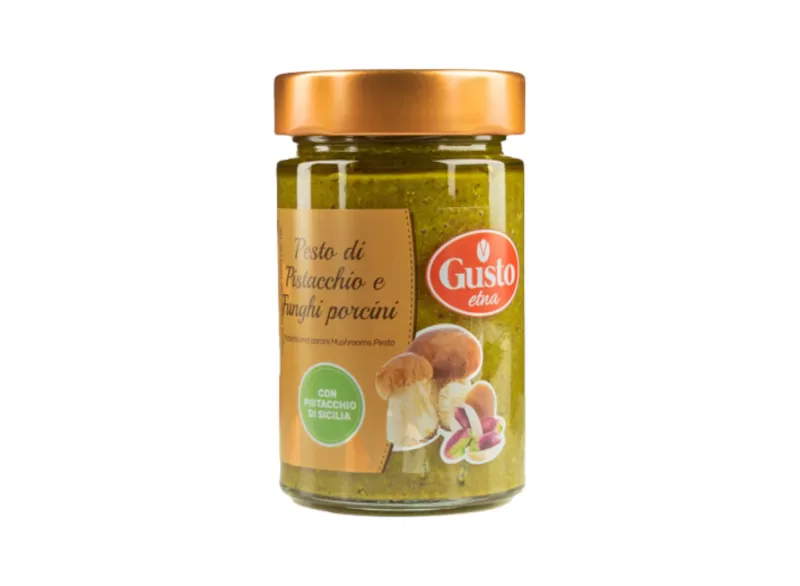 Pistachio and Porcini Mushrooms Pesto - 12pcs by Gusto Etna | Stor...