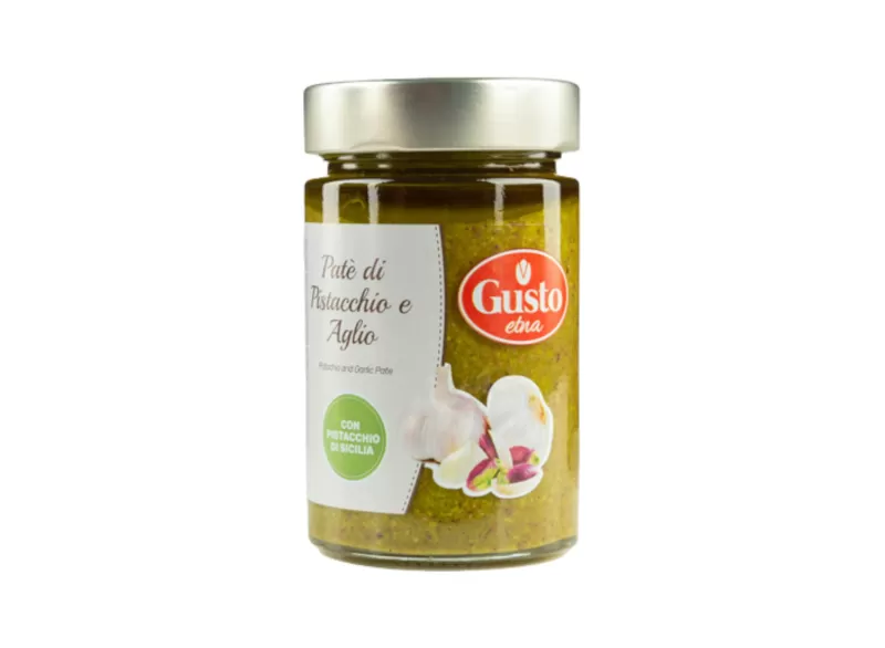 Patè di Pistacchio e Aglio 190g - 12pz di Gusto Etna | StoreItaly.org