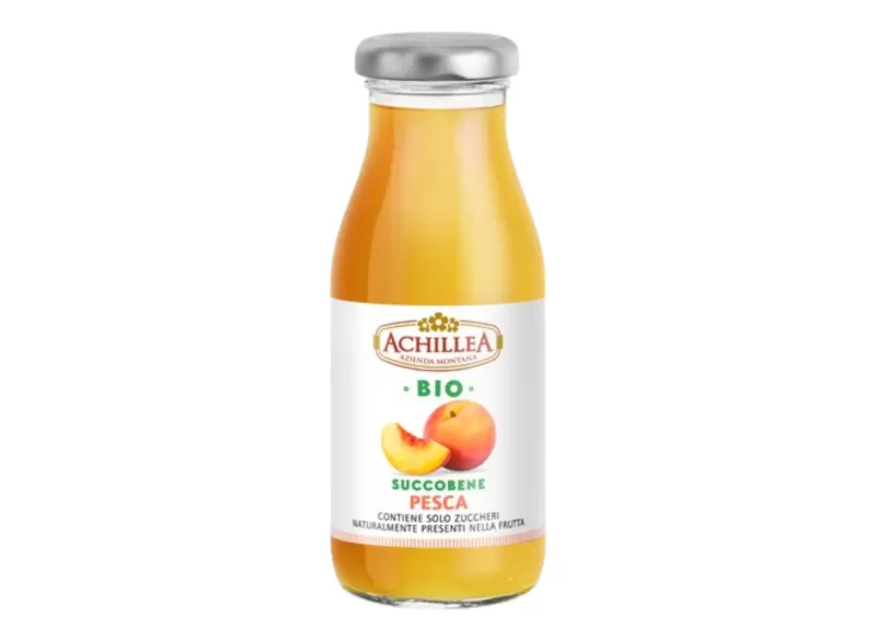 Peach Juice - 100% Organic - 20cl by Achillea | StoreItaly.org