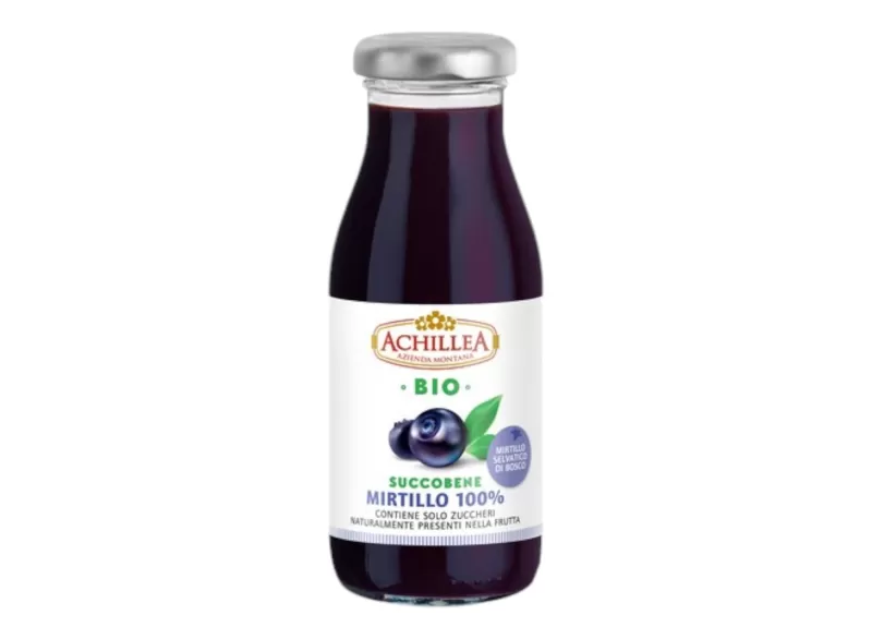 Succo Di Mirtillo 100% Bio -200ml di Achillea | StoreItaly.org