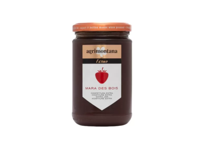 Extra Jam made with Mara de Bois strawberries - 330g by Agrimontan...