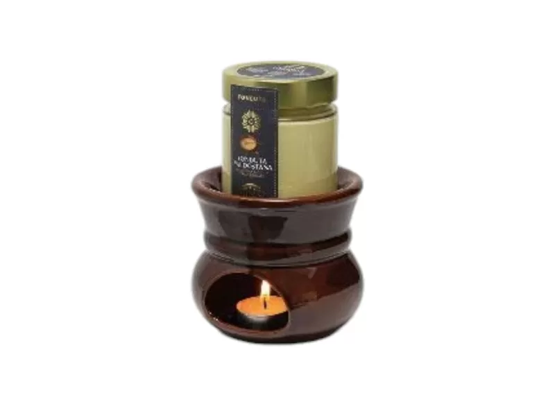 HONEY STOVE WITH VALDOSTAN FONDUE 230 G. by Alpenzu | StoreItaly.org