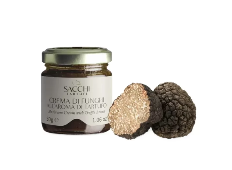 Mushroom Cream with Truffle Aroma - 80gr by Sacchi Tartufi | Store...