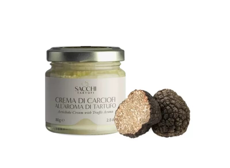 CREMA DI CARCIOFI ALL’AROMA DI TARTUFO - 80g di Sacchi Tartufi | St...