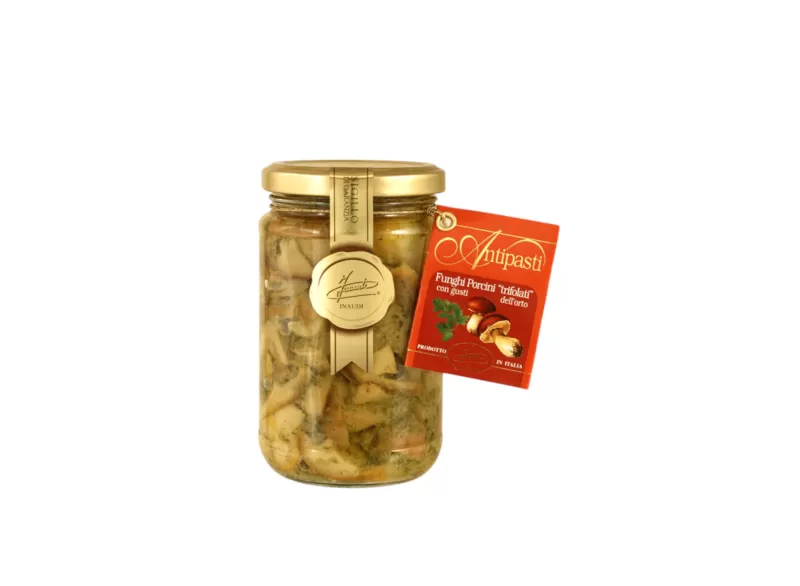 Funghi Porcini Trifolati - 280g di Inaudi Tartufi | StoreItaly.org